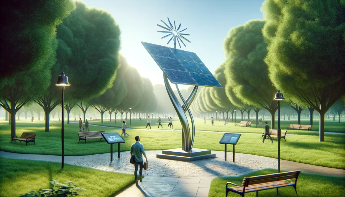 Ekologinis menas: kaip saulės elektrinės įkvepia žaliąjį meną